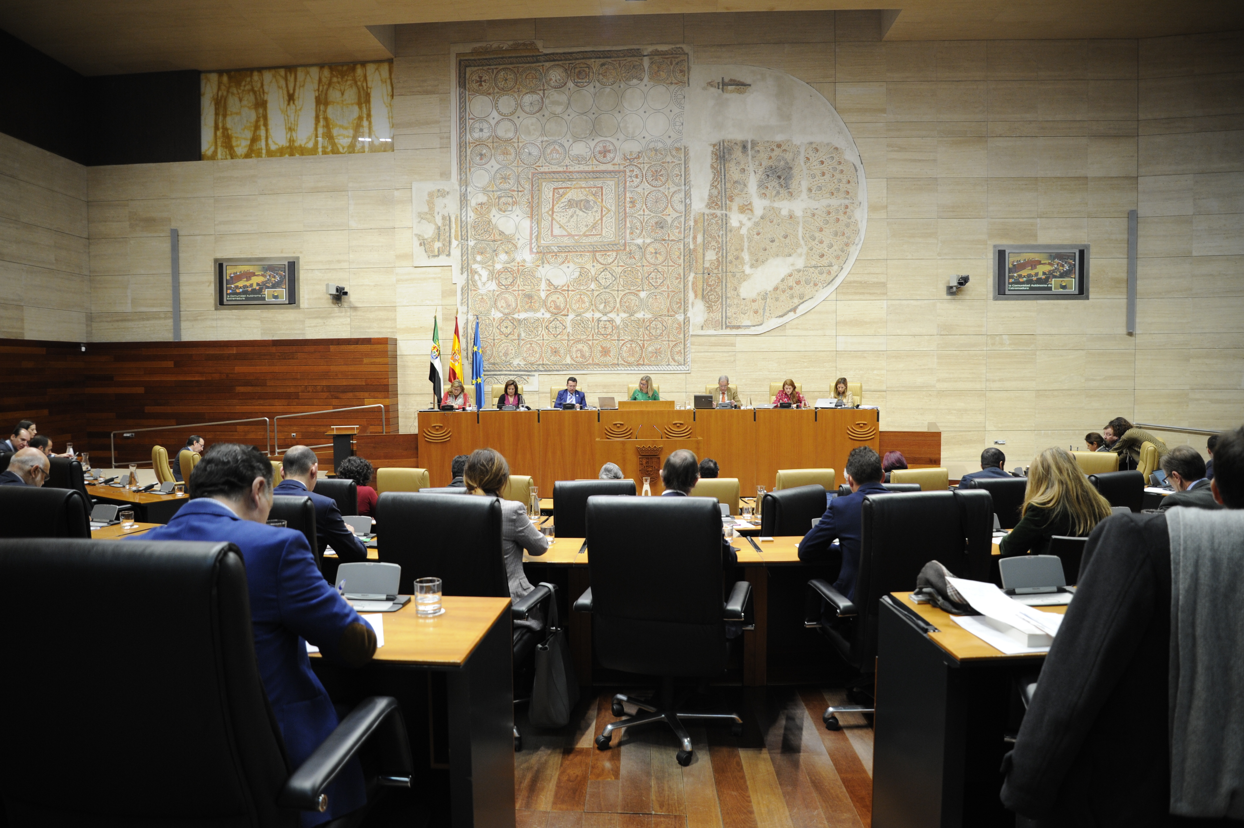 The assembly of Extremadura during its session on January 17, 2019 (by Asamblea de Extremadura)
